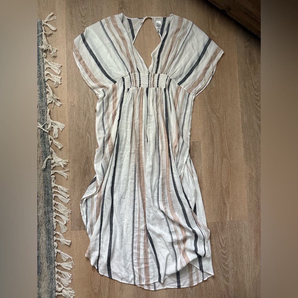 LSpace Long Striped Cover Up Small Pristine Condition Worn‎ Once